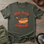 Dachshund Hot Dog Indeed Tee