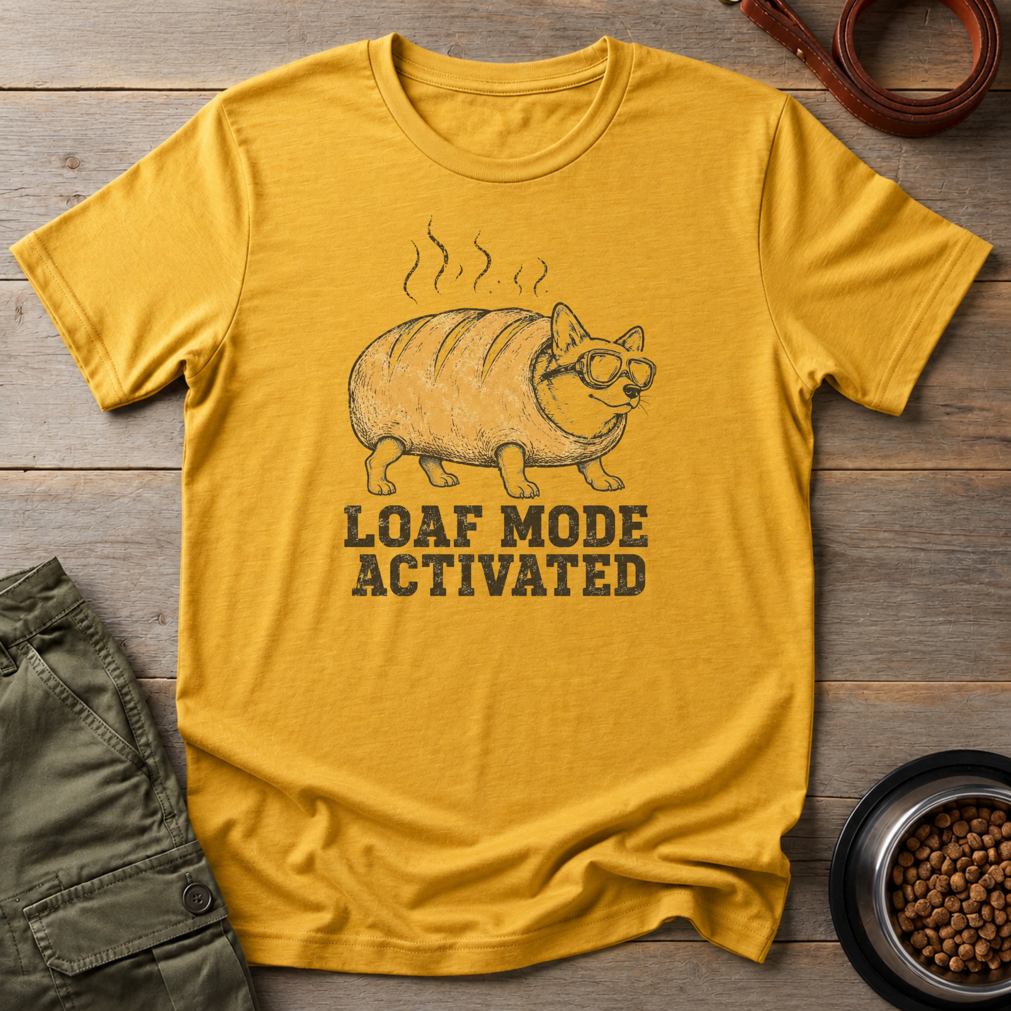 Corgi Loaf Mode Activated Tee