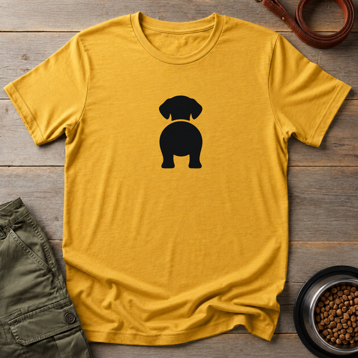 Minimal Dog Butt Tee