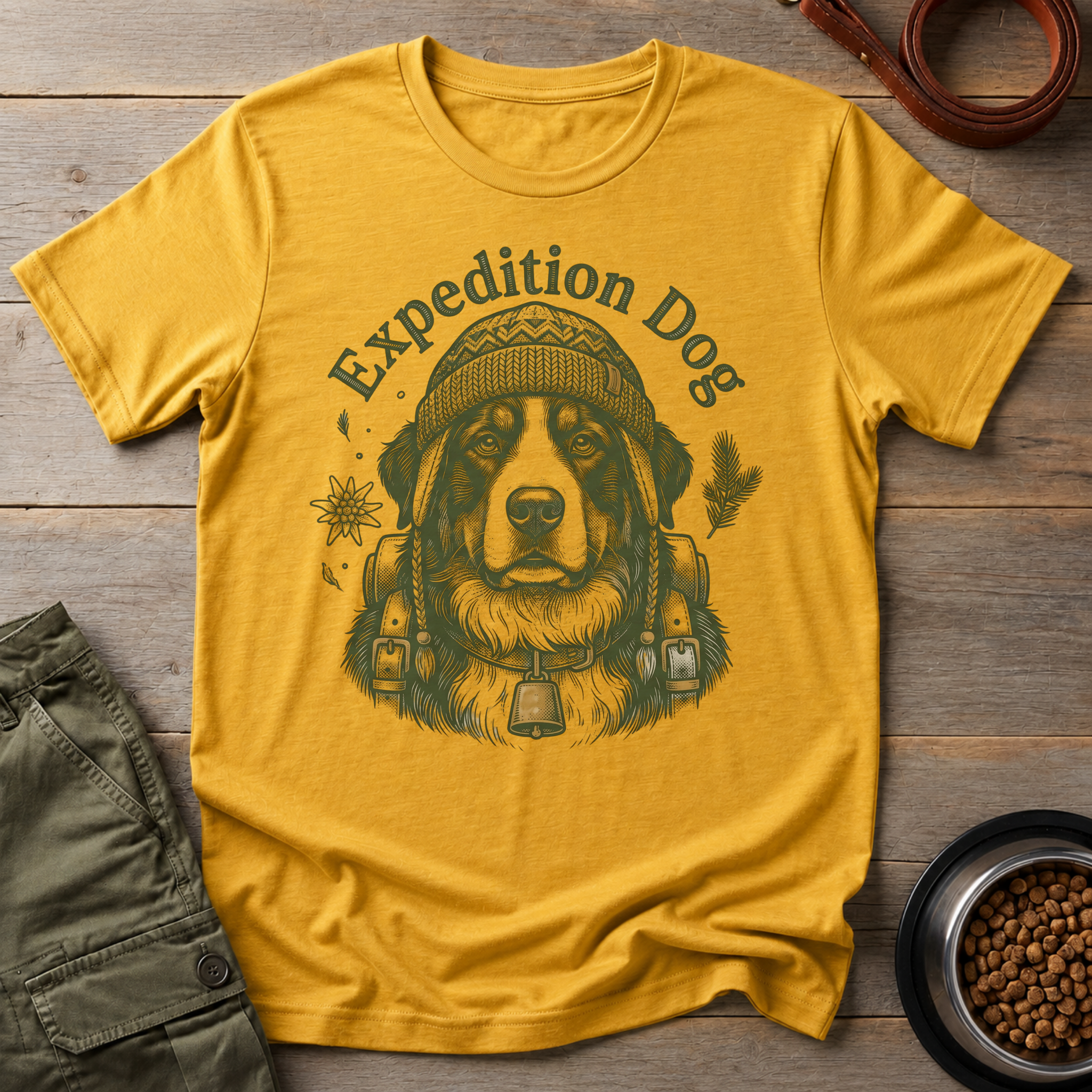 Bernese Mountain The Expedition Dog Tee