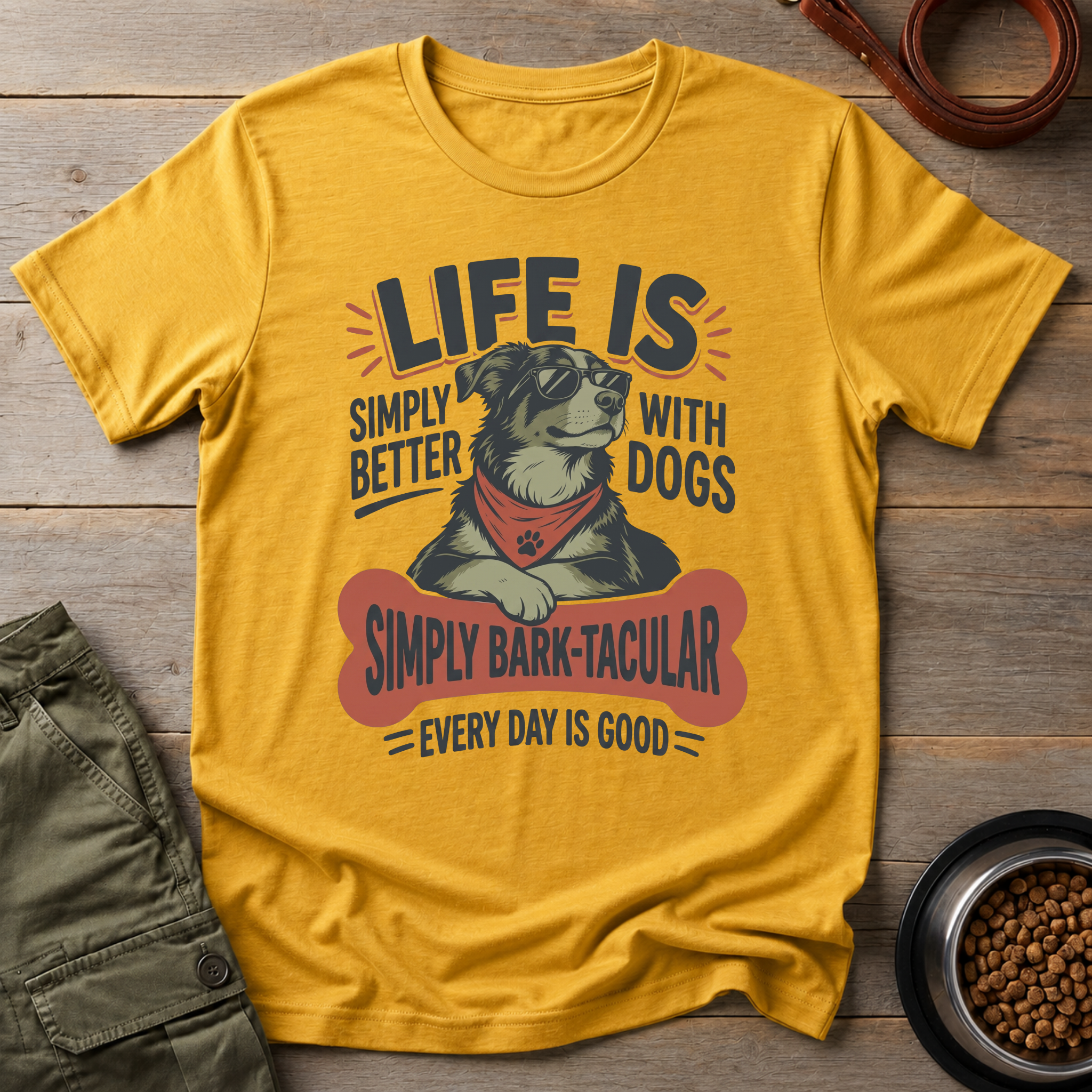 Life Is Better with Dogs Tee