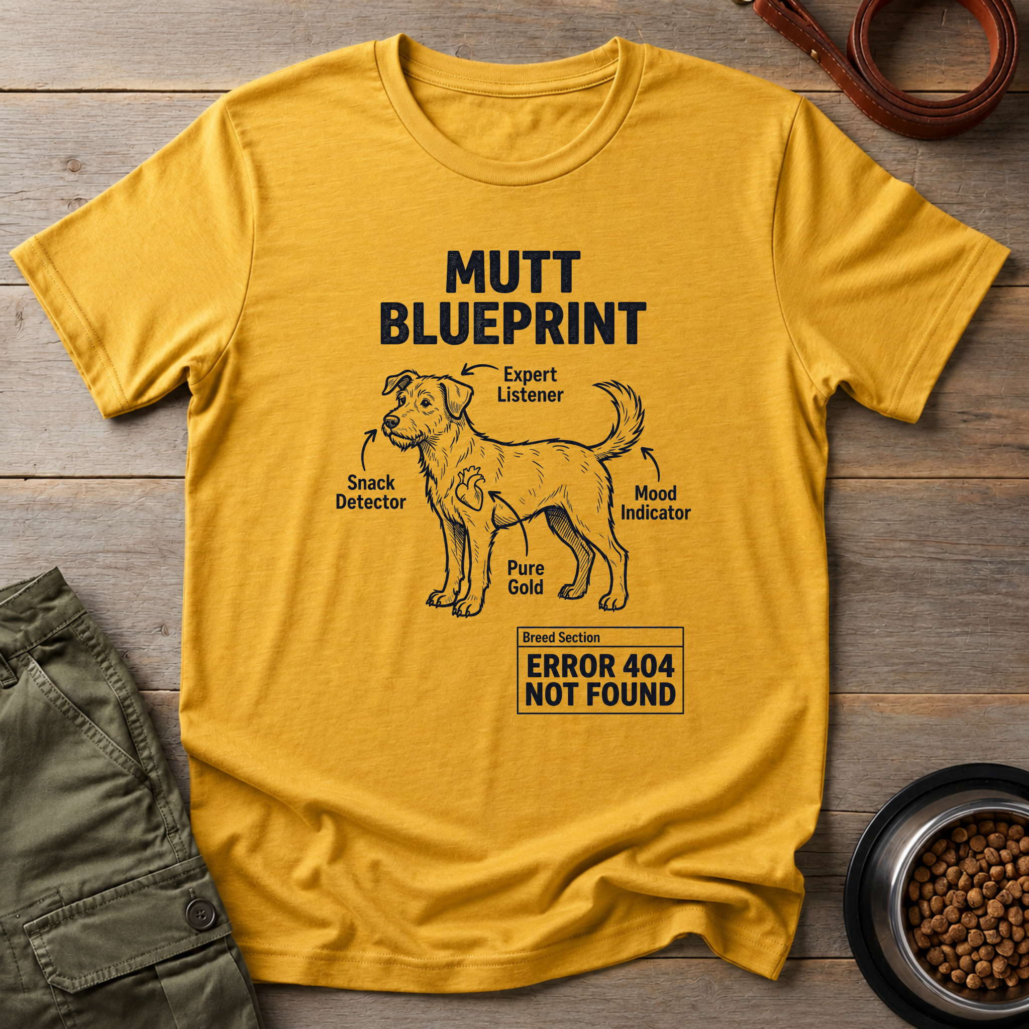 Blueprint Of A Mutt Tee