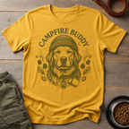 Golden Retriever Campfire Buddy Tee