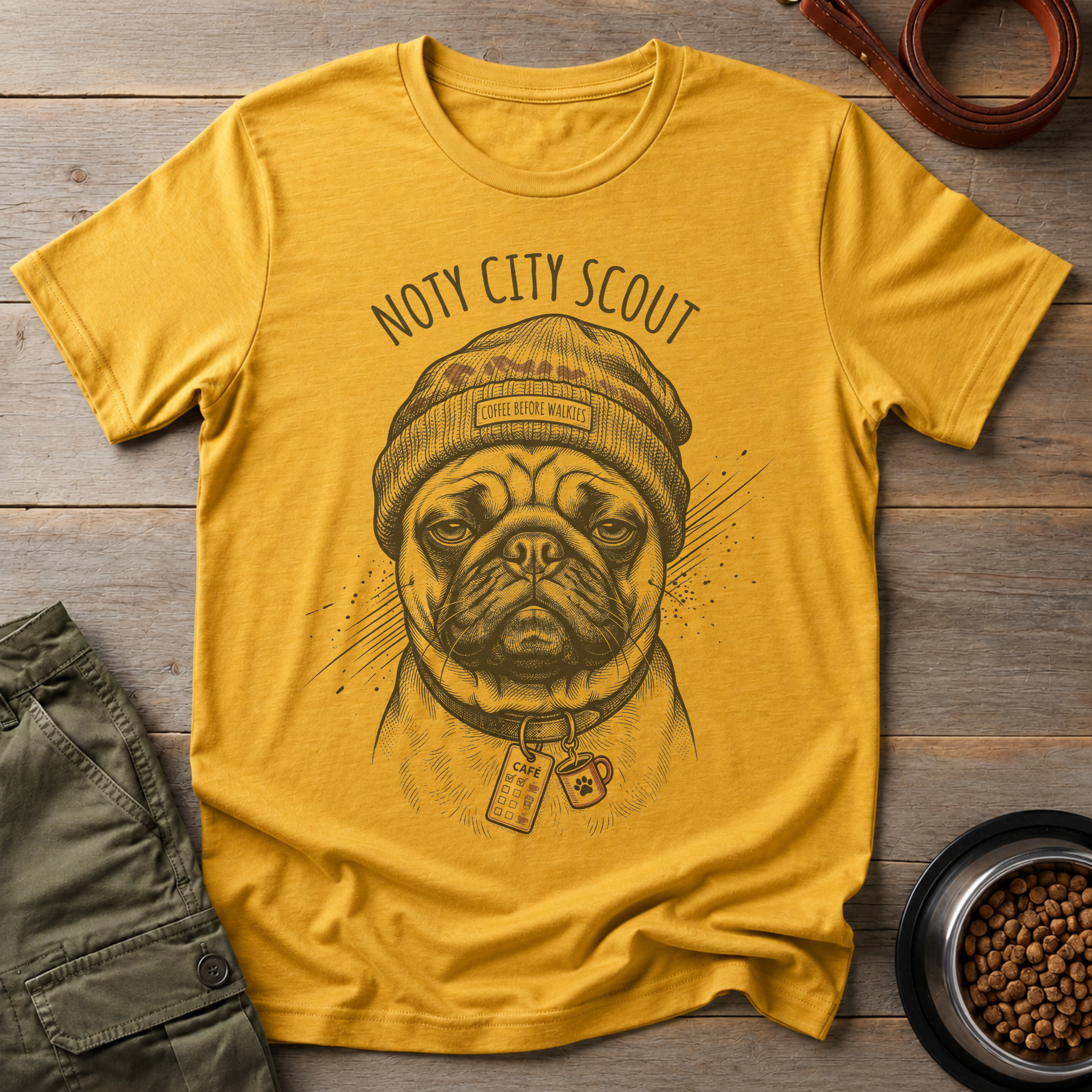 Pug Noty City Scout Tee