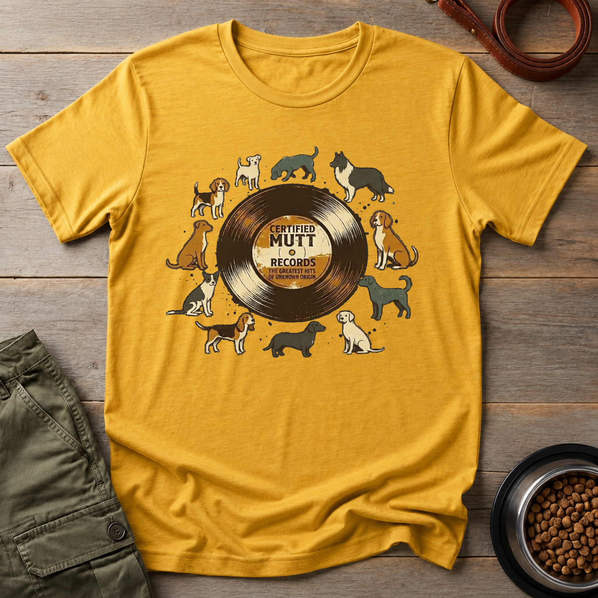 Vintage Vinyl Record Tee