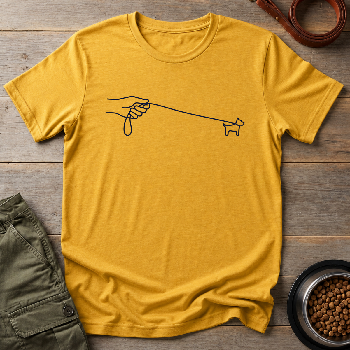 Dog Leash Walk Tee