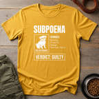Court Order Subpoena Tee