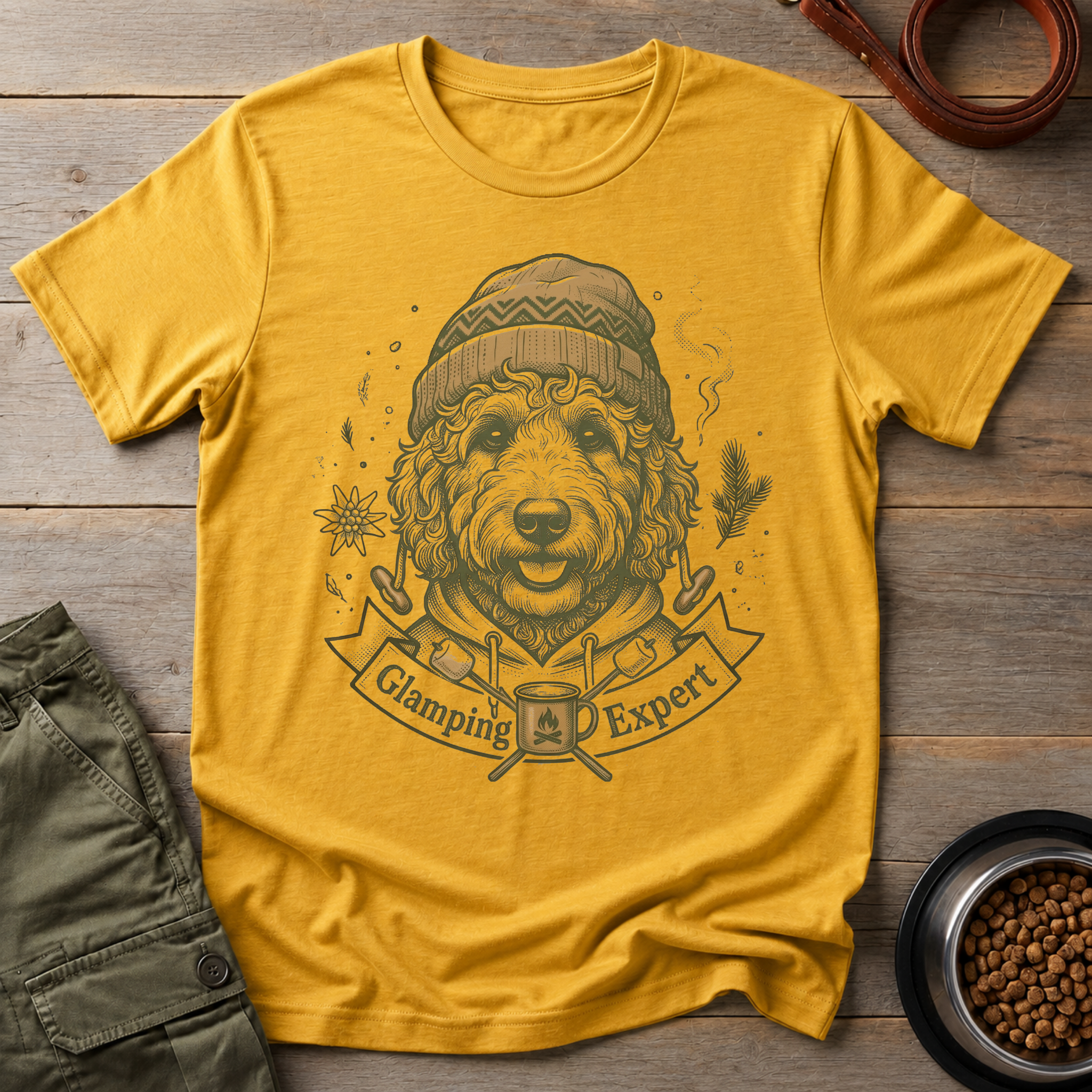Labradoodle The Glamping Expert Tee