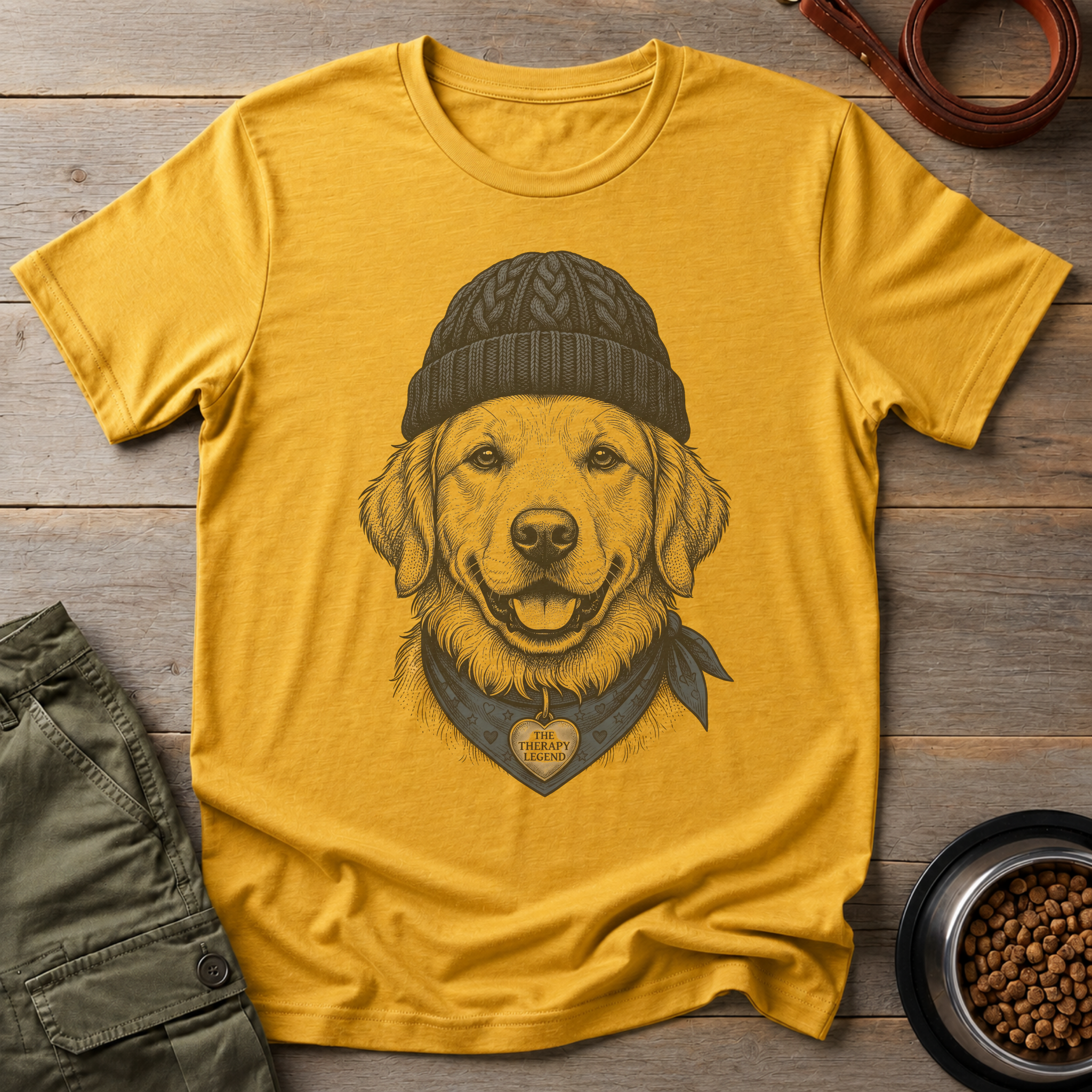 Golden Retriever The Therapy Legend Tee