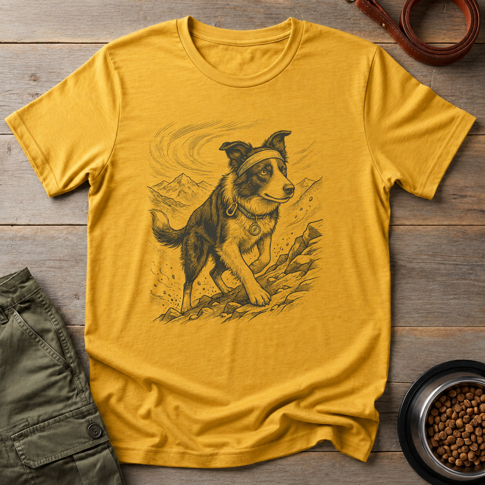 Border Collie The Summit Chaser Tee