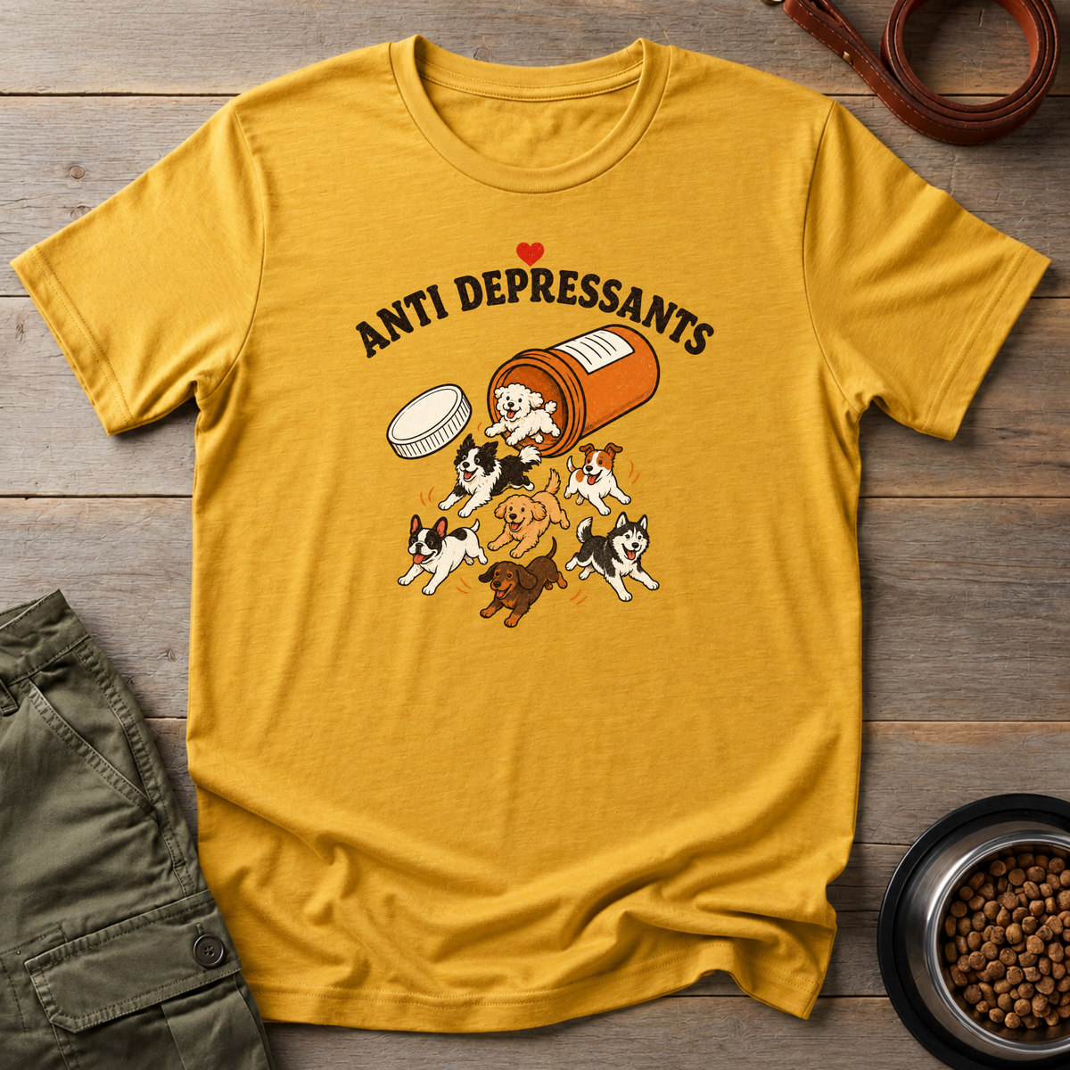 Anti Depressants Dogs Tee