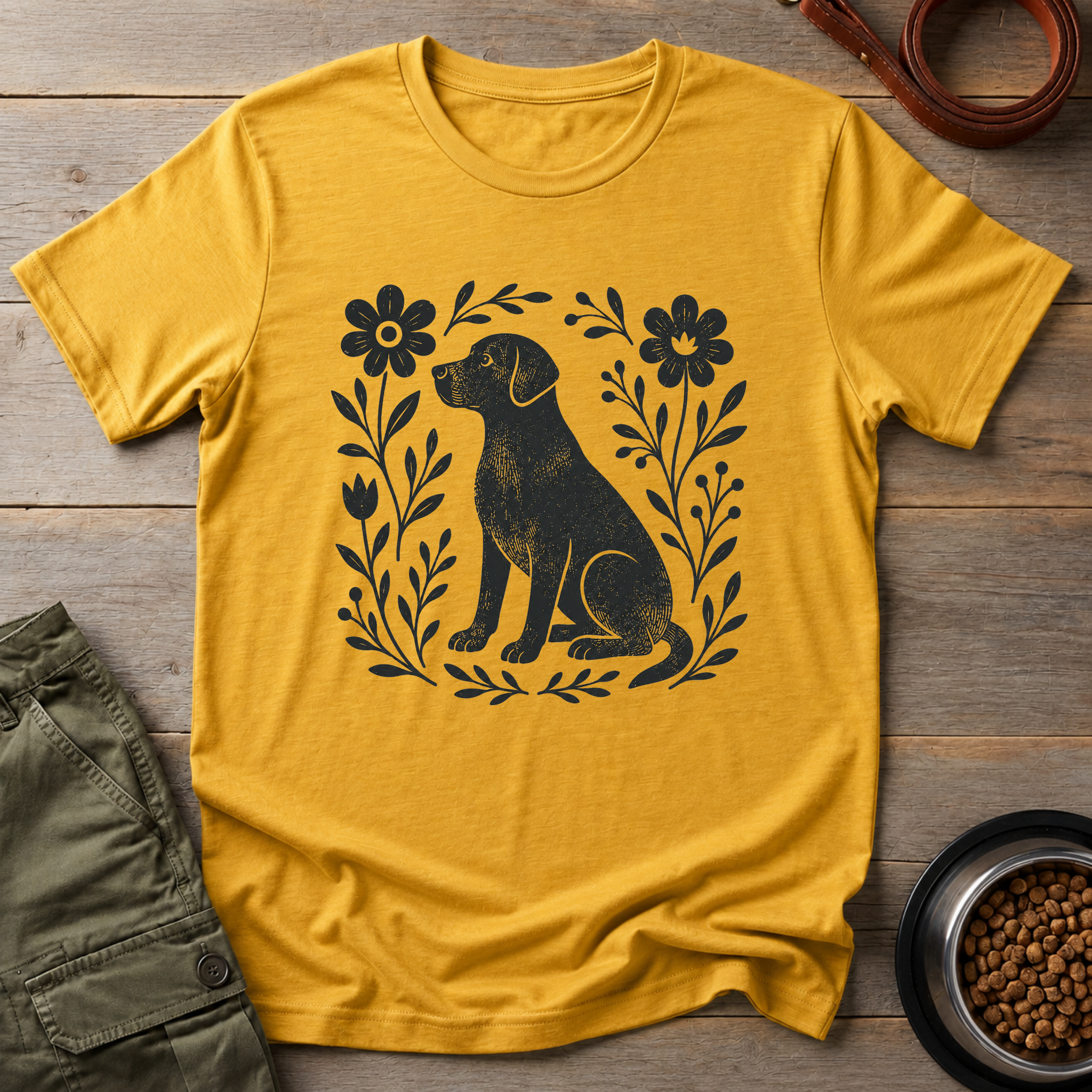 Cottagecore Dog Tee