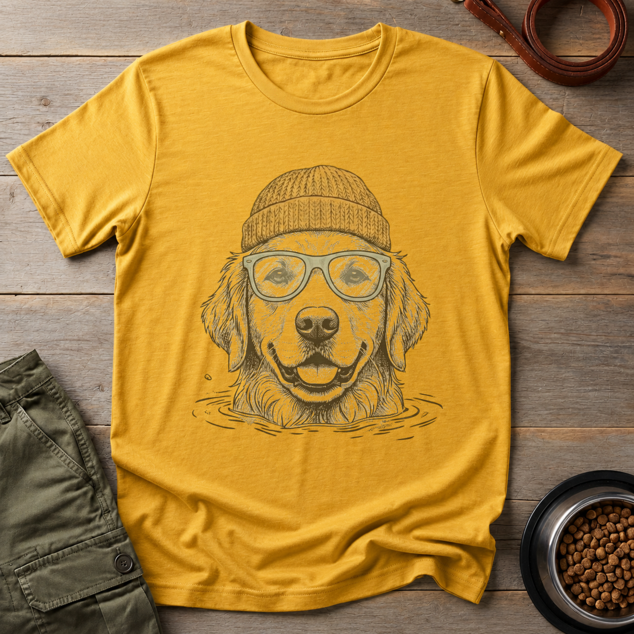 Golden Retriever The Lake Lover Tee