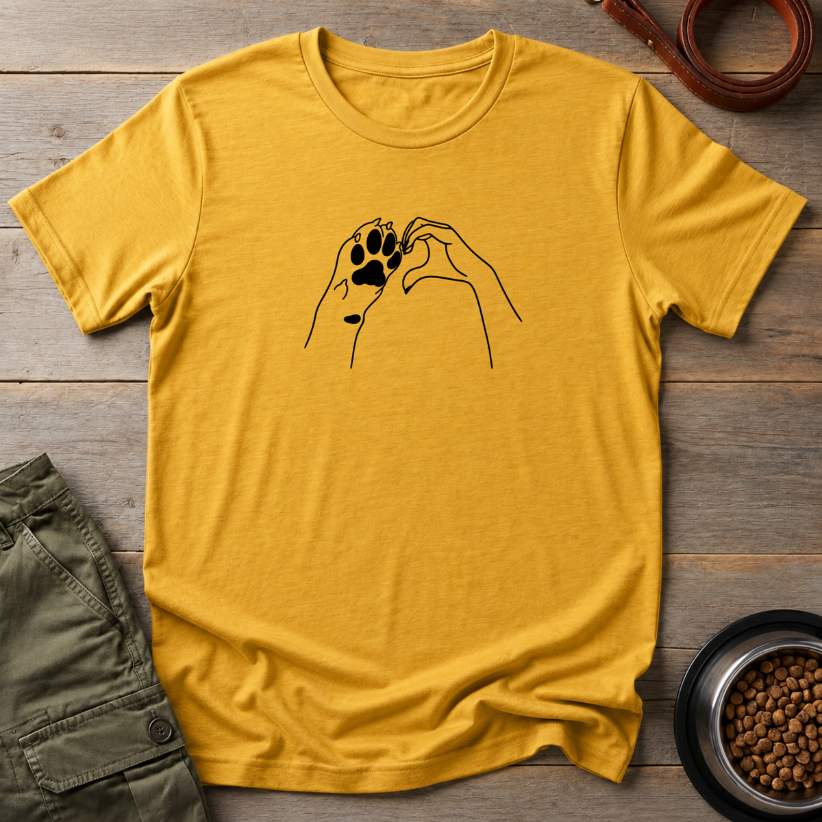 Paw Heart Gesture Tee