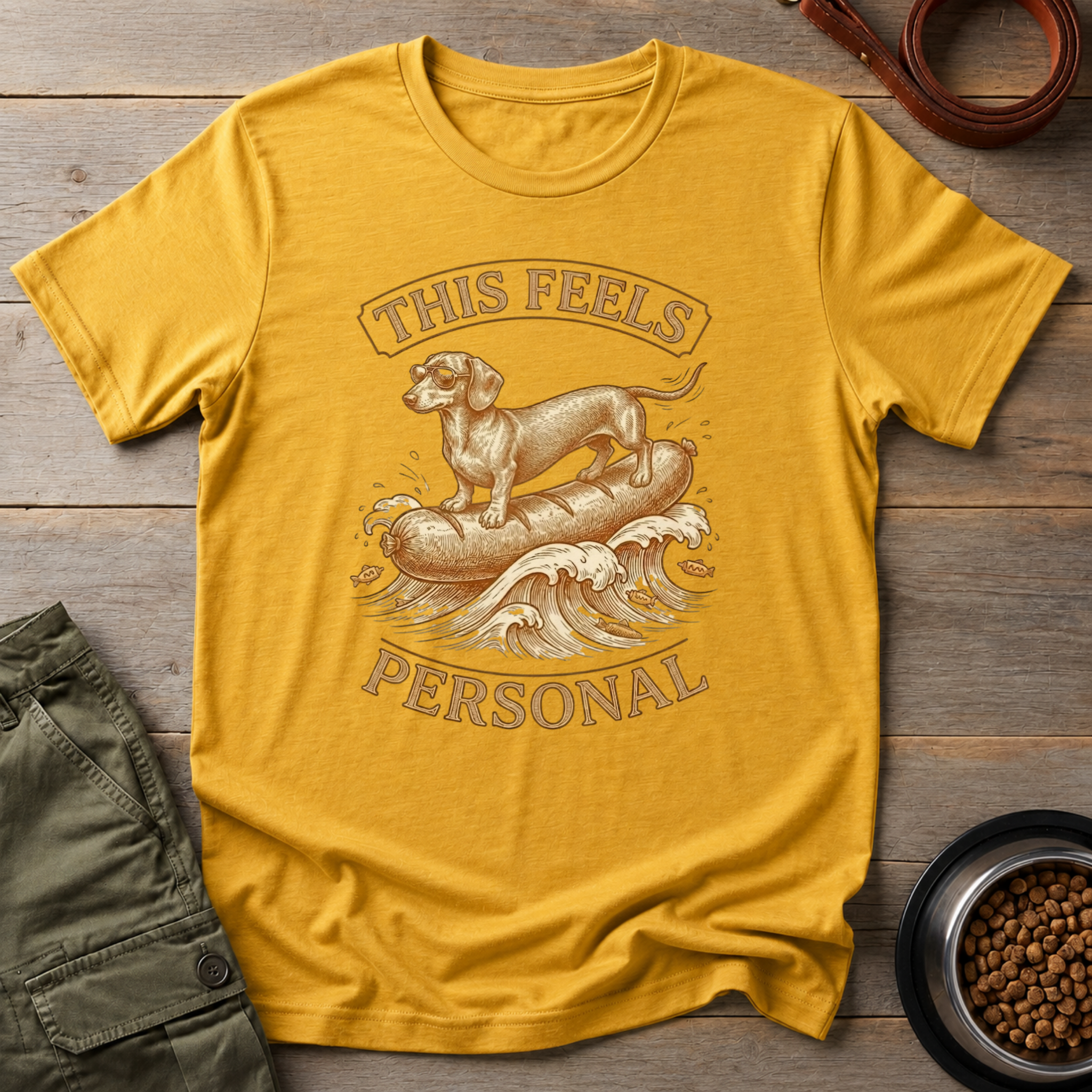 Dachshund This Feels Personal Tee