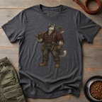 Husky Dressed As A Worker Tee