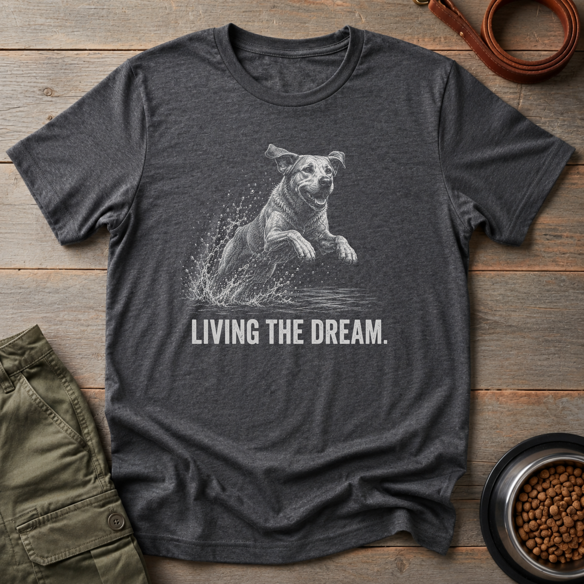 Labrador Retriever Living The Dream Tee