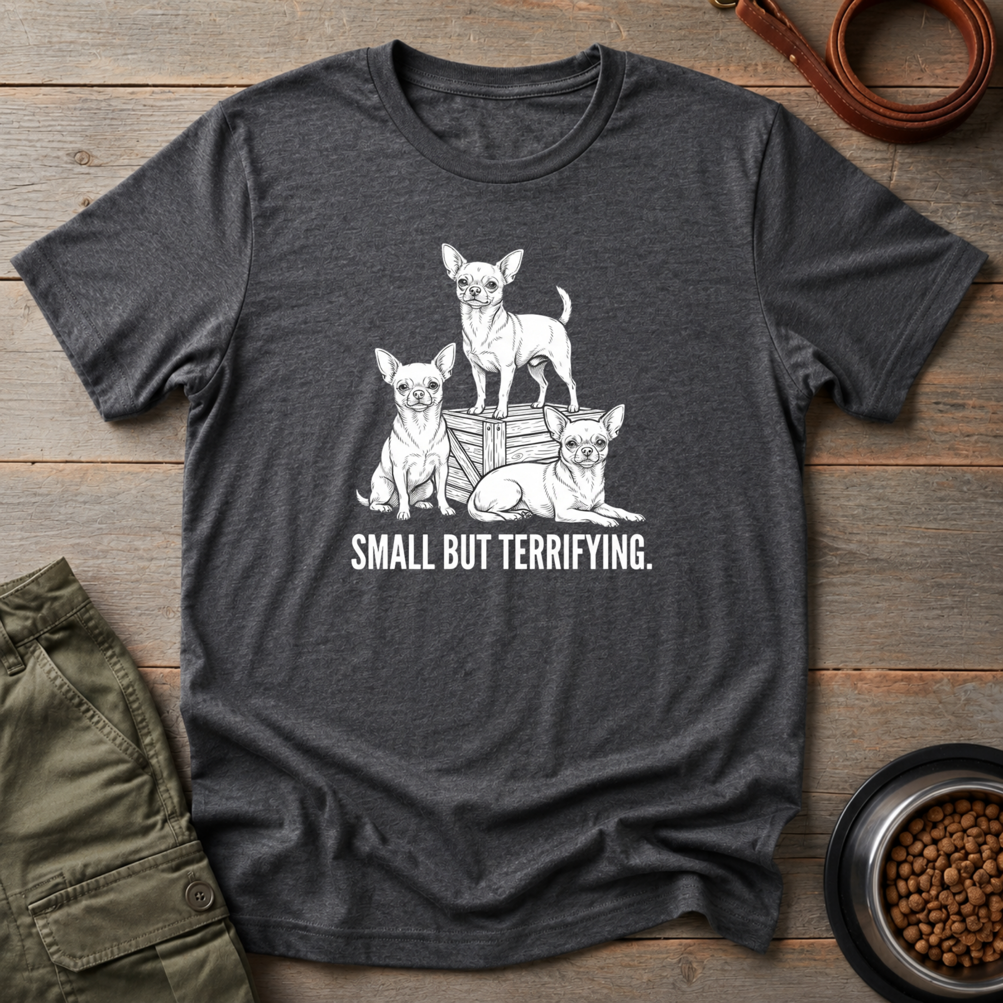 Chihuahua Small But Terrifying Tee
