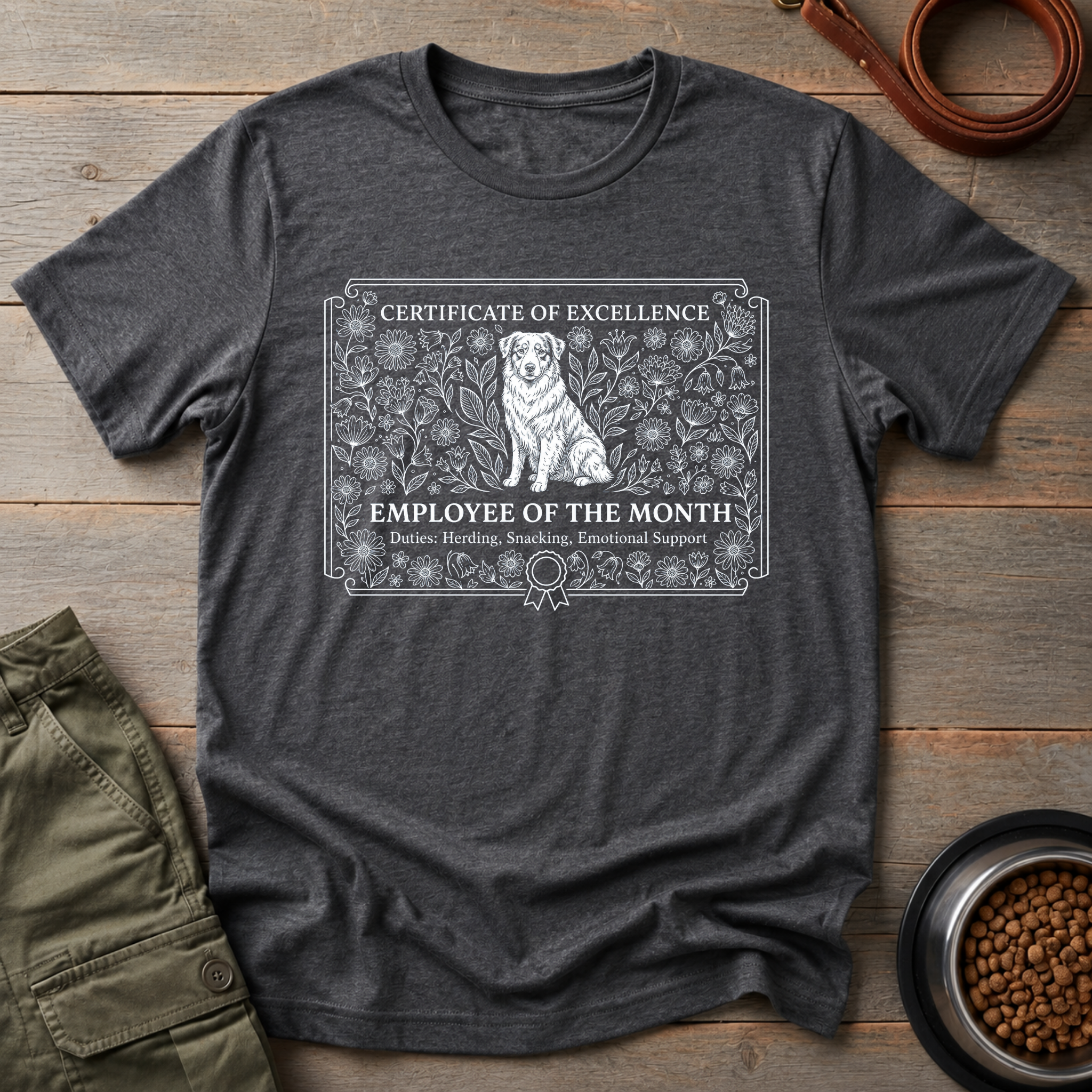 Australian Shepherd Employee of the Month Tee