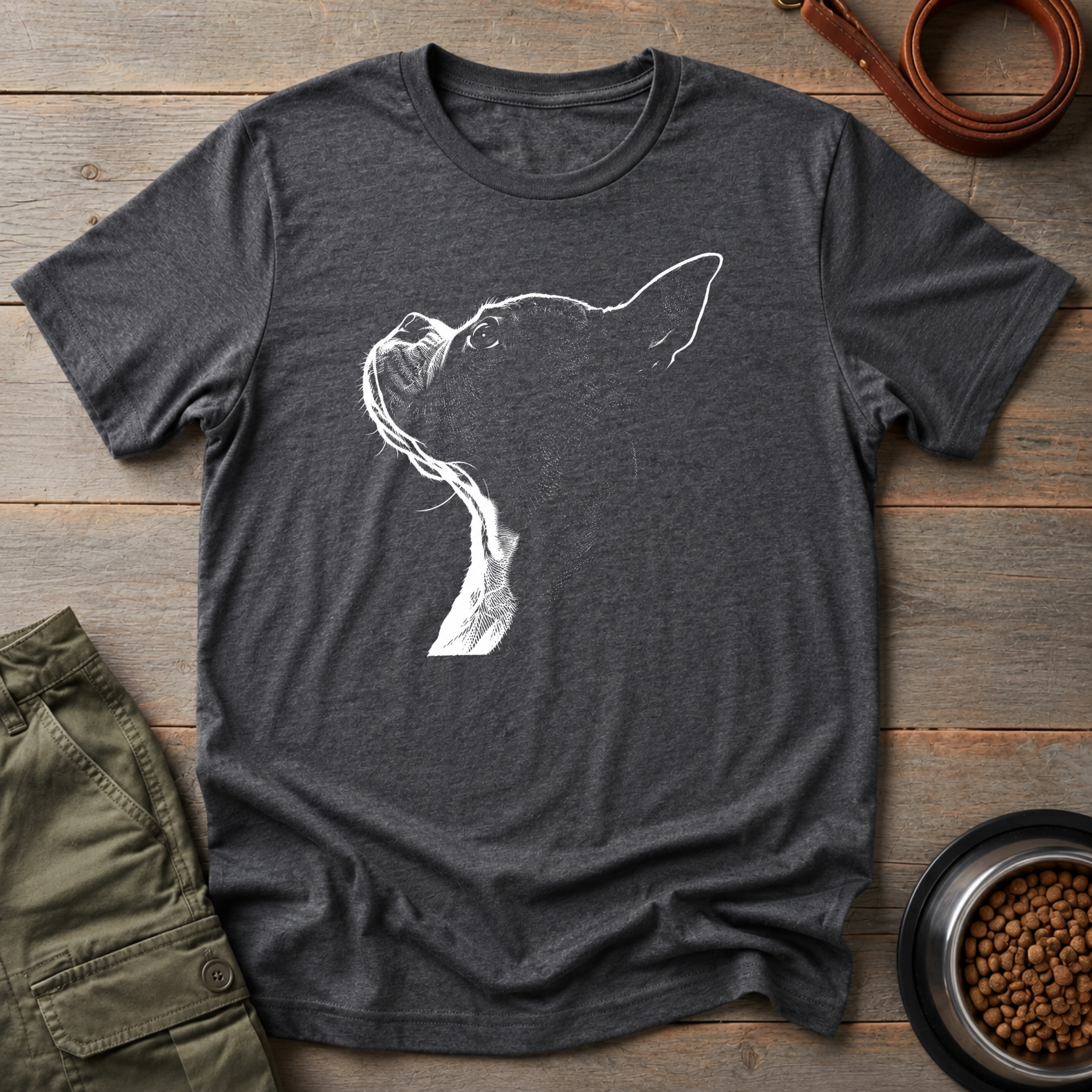 Boston Terrier Shadow Tee