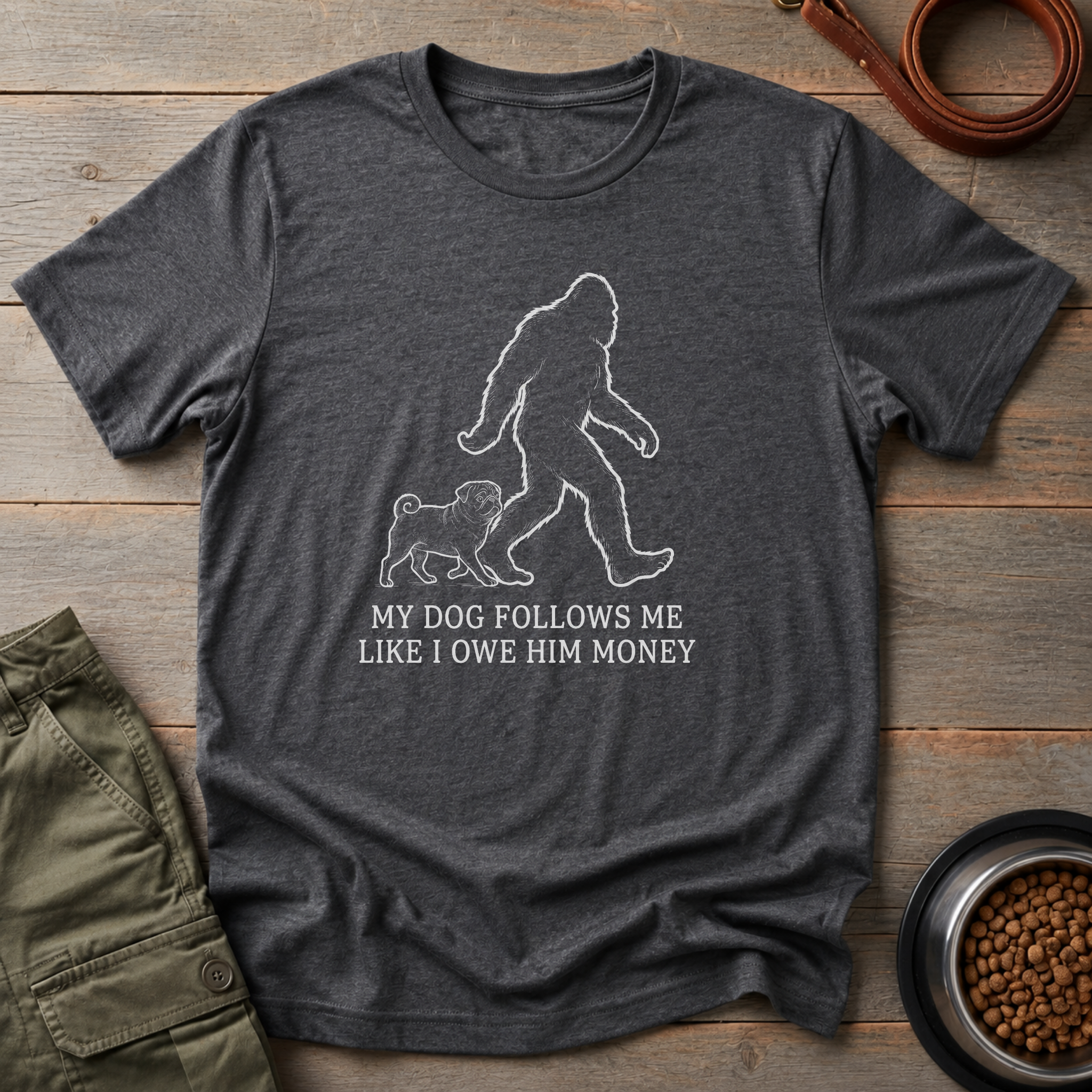 My Dog Follows Me Tee