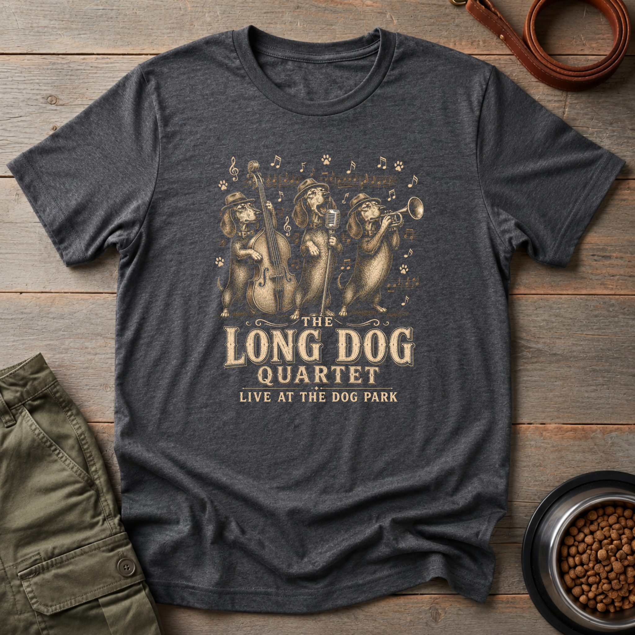 Dachshund Long Dog Quartet Tee