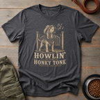 Bassett Hound Howlin' At The Honky Tonk Tee