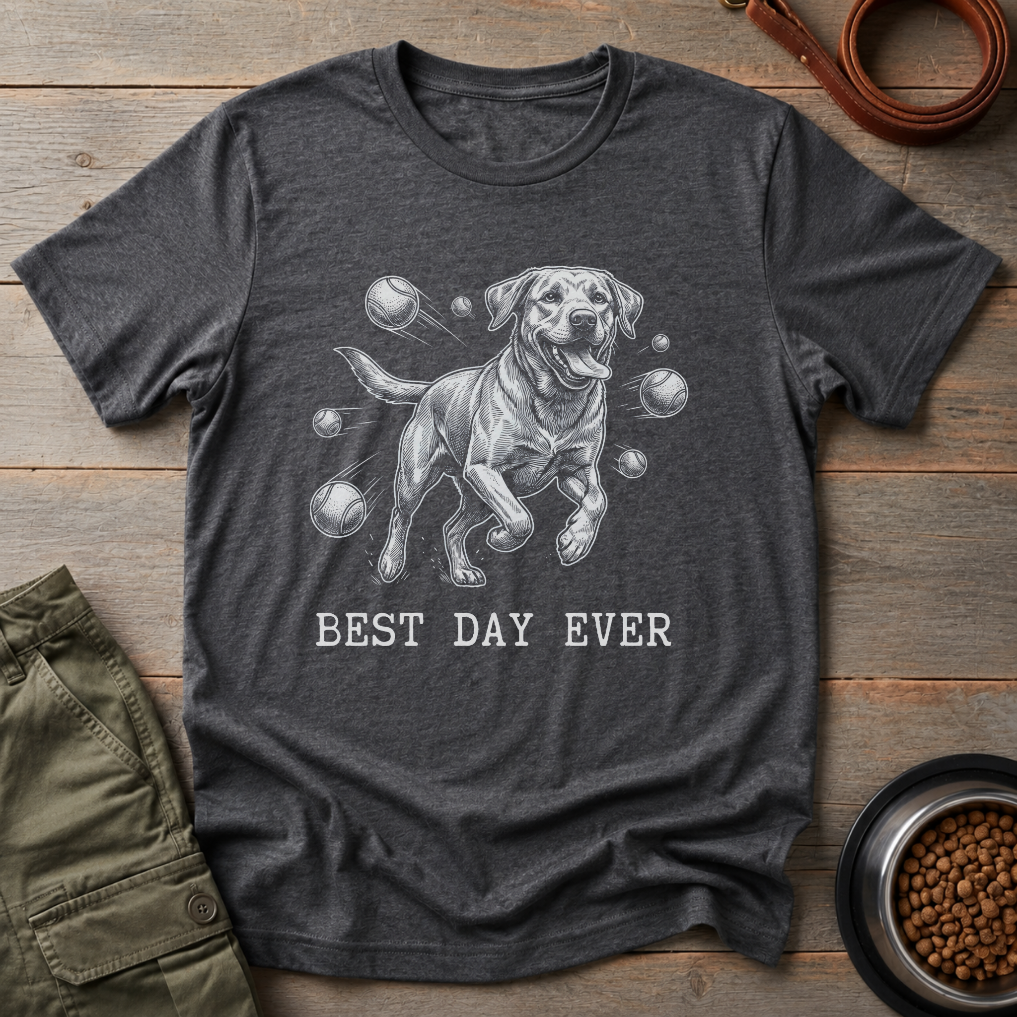 Labrador Retriever Best Day Ever Tee