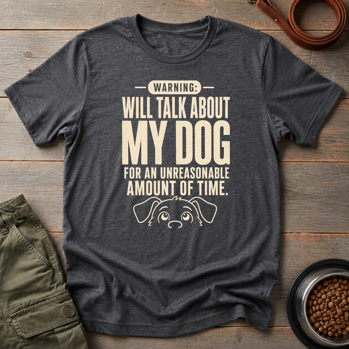 Warning Dog Talk Incoming Tee