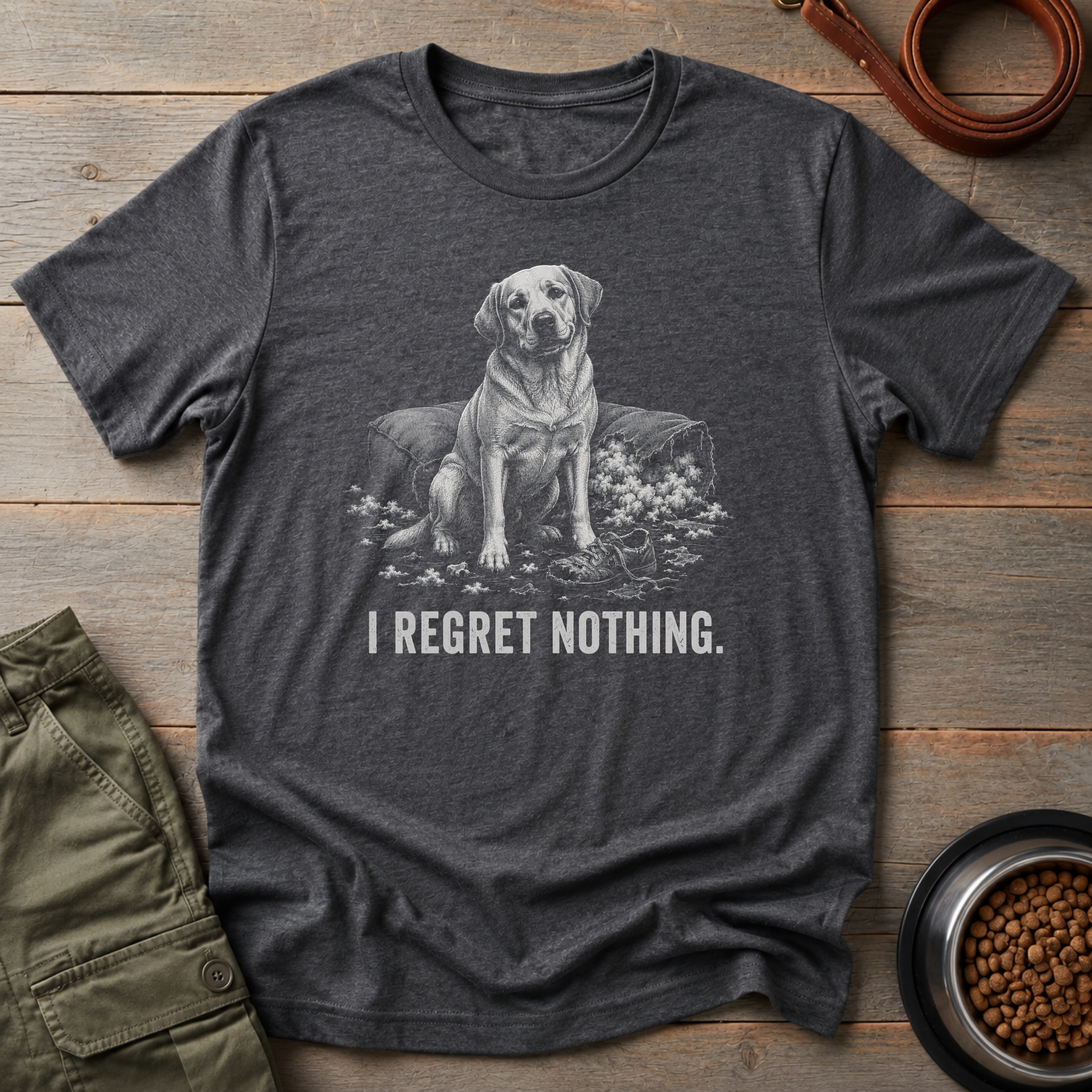 Labrador Retriever I Regret Nothing Tee