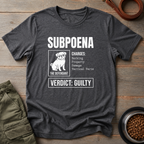 Court Order Subpoena Tee