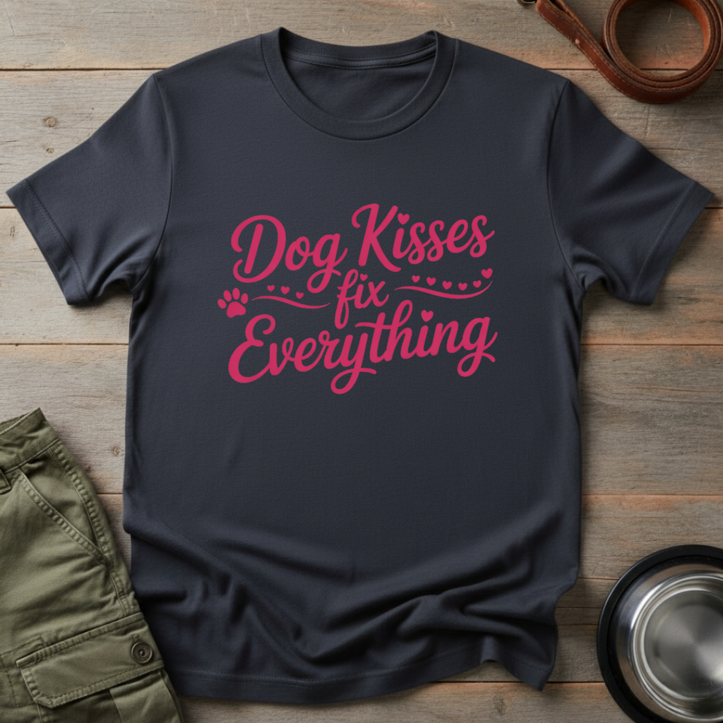 Dog Kisses Fix Everything Tee