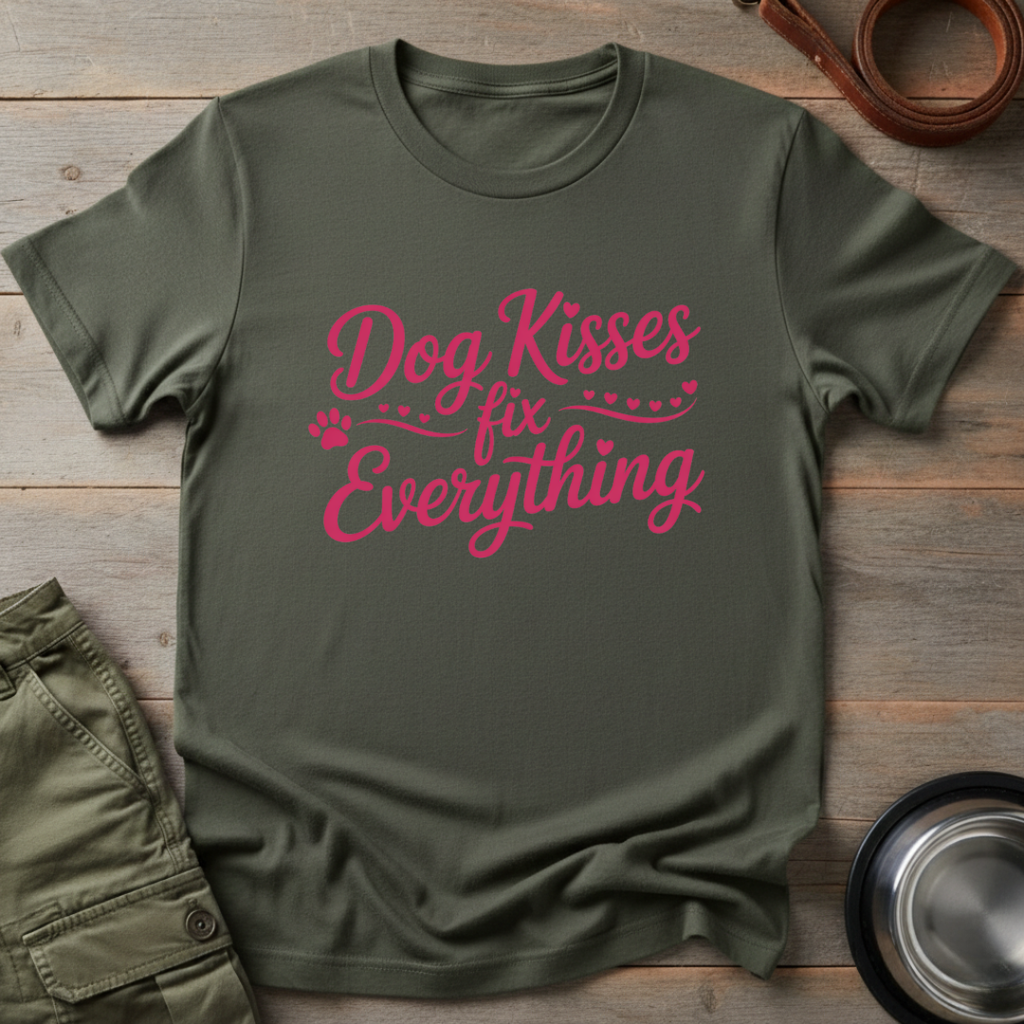 Dog Kisses Fix Everything Tee