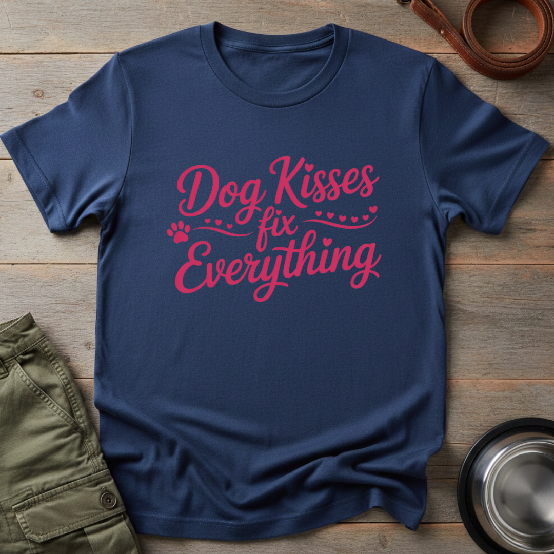 Dog Kisses Fix Everything Tee
