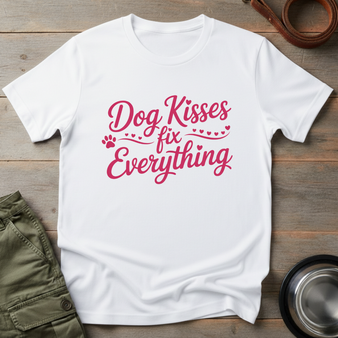 Dog Kisses Fix Everything Tee