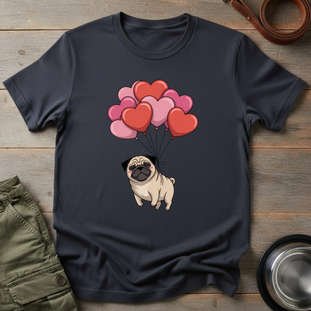 Floating Pug Love Tee