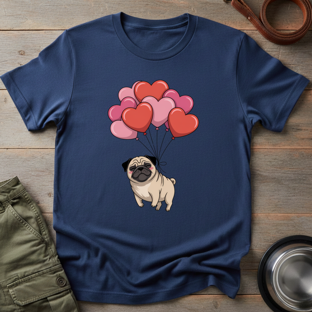 Floating Pug Love Tee