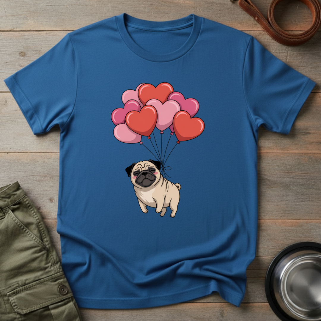 Floating Pug Love Tee
