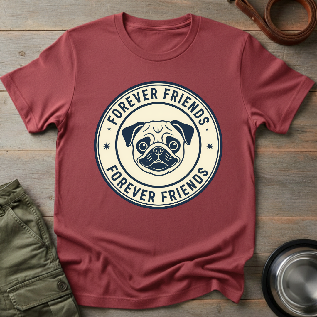 Forever Friends Pug Tee