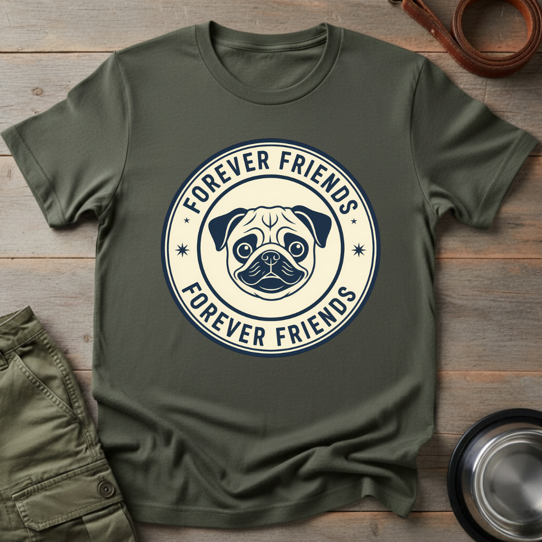 Forever Friends Pug Tee