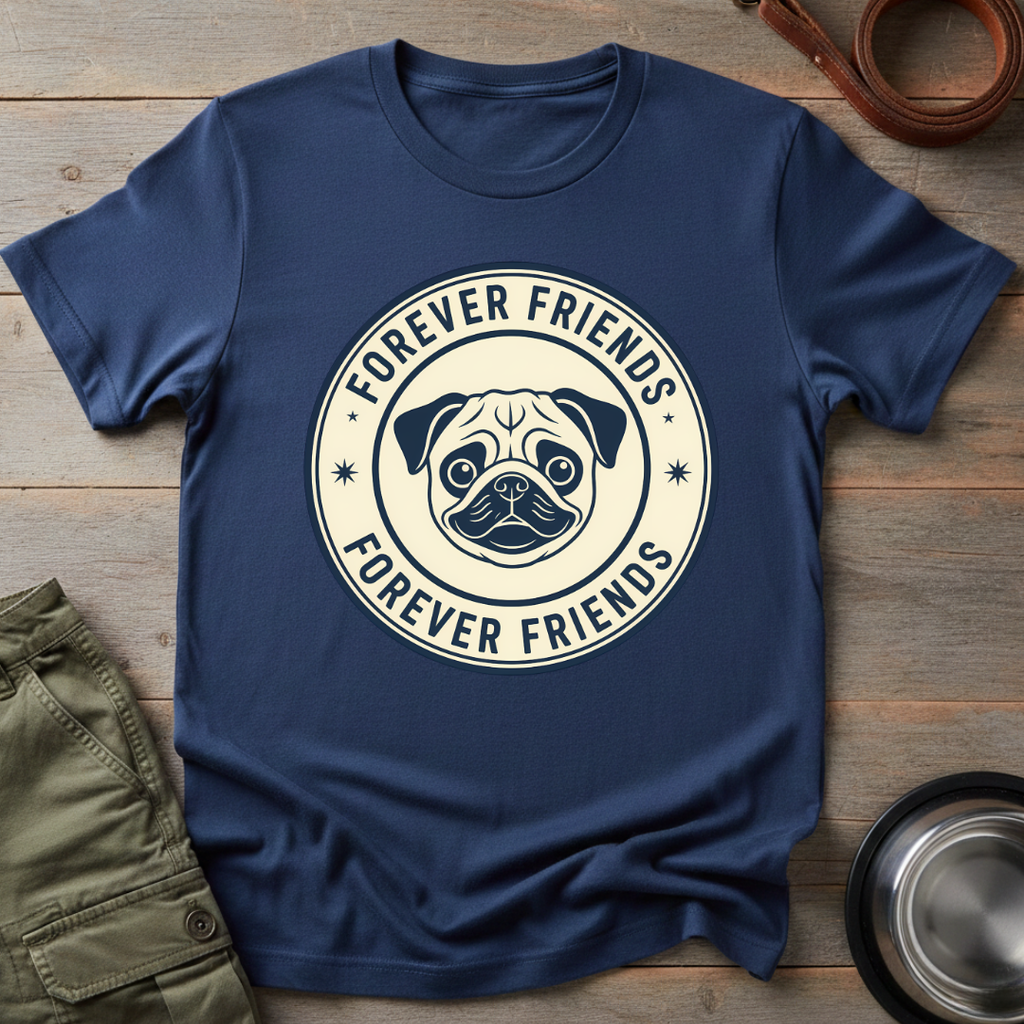 Forever Friends Pug Tee