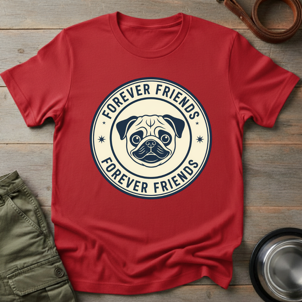 Forever Friends Pug Tee