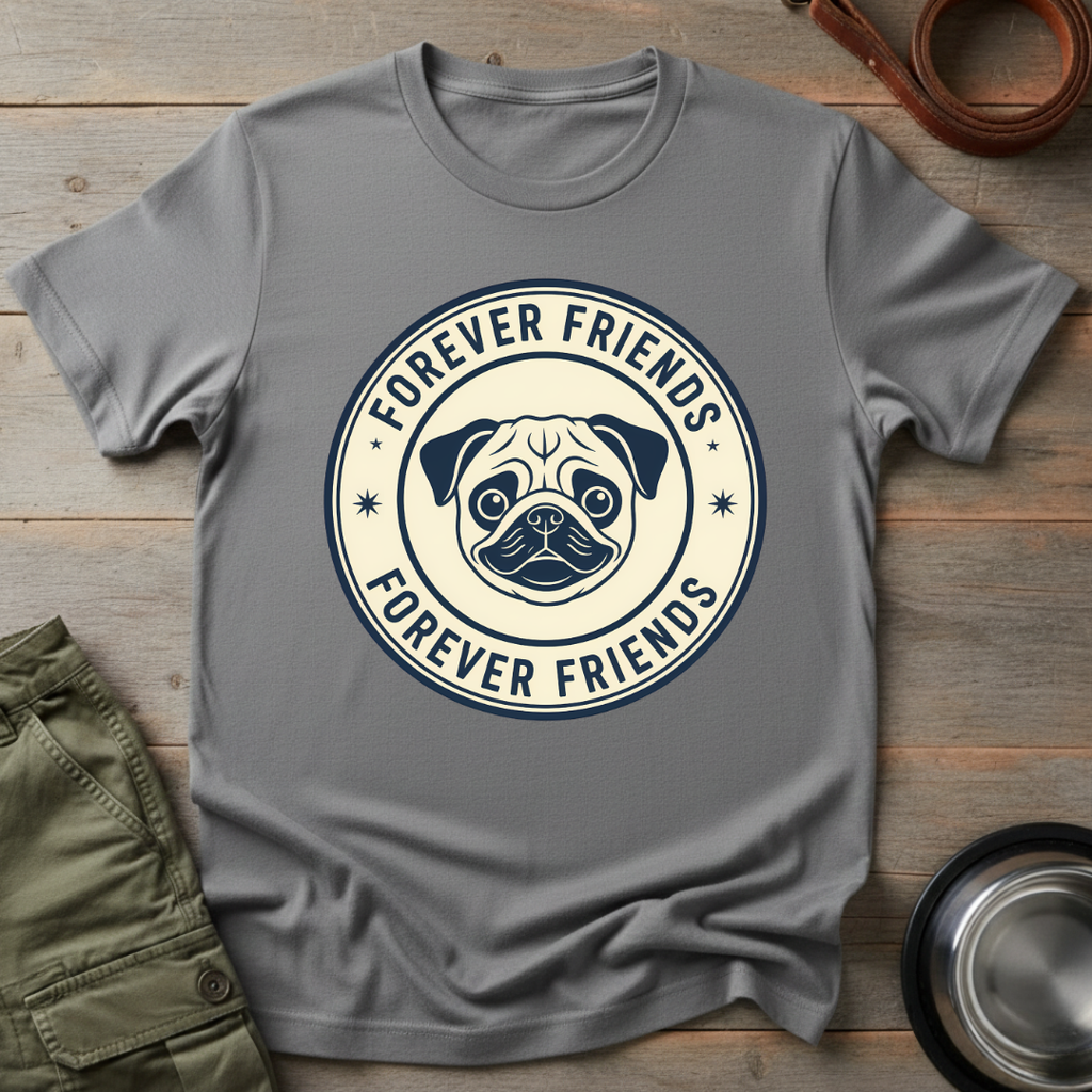 Forever Friends Pug Tee