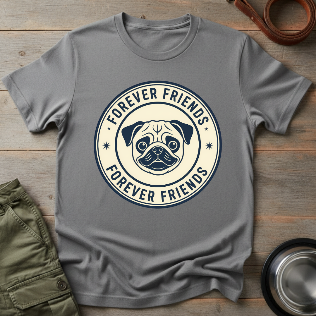 Forever Friends Pug Tee