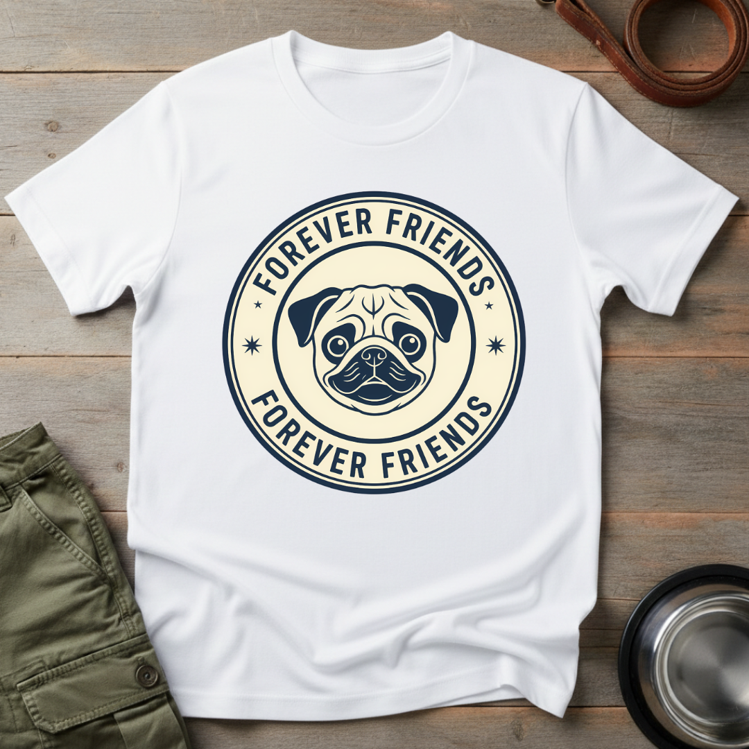 Forever Friends Pug Tee
