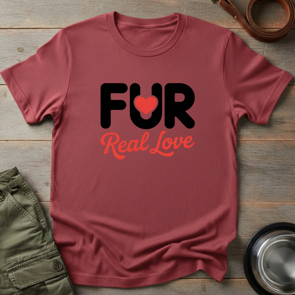 Fur Is Real Love Tee