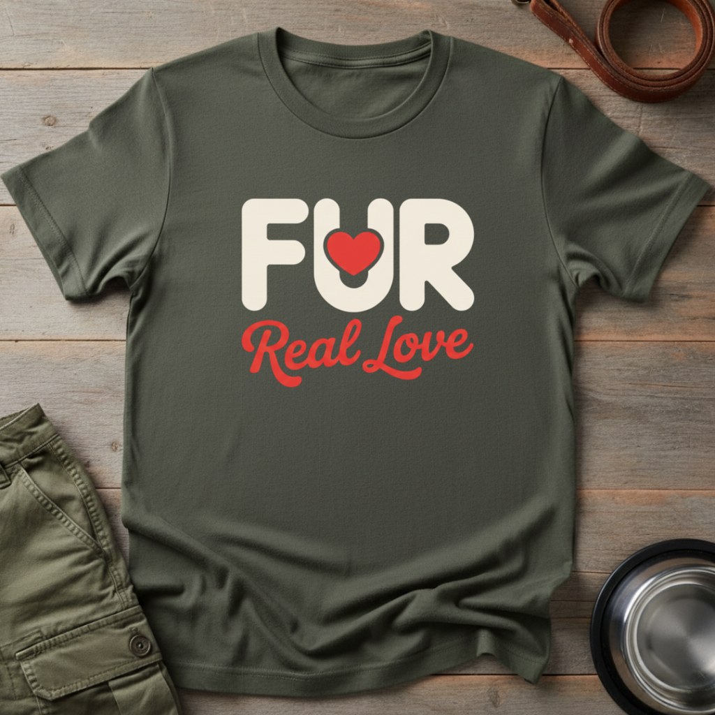 Fur Is Real Love Tee