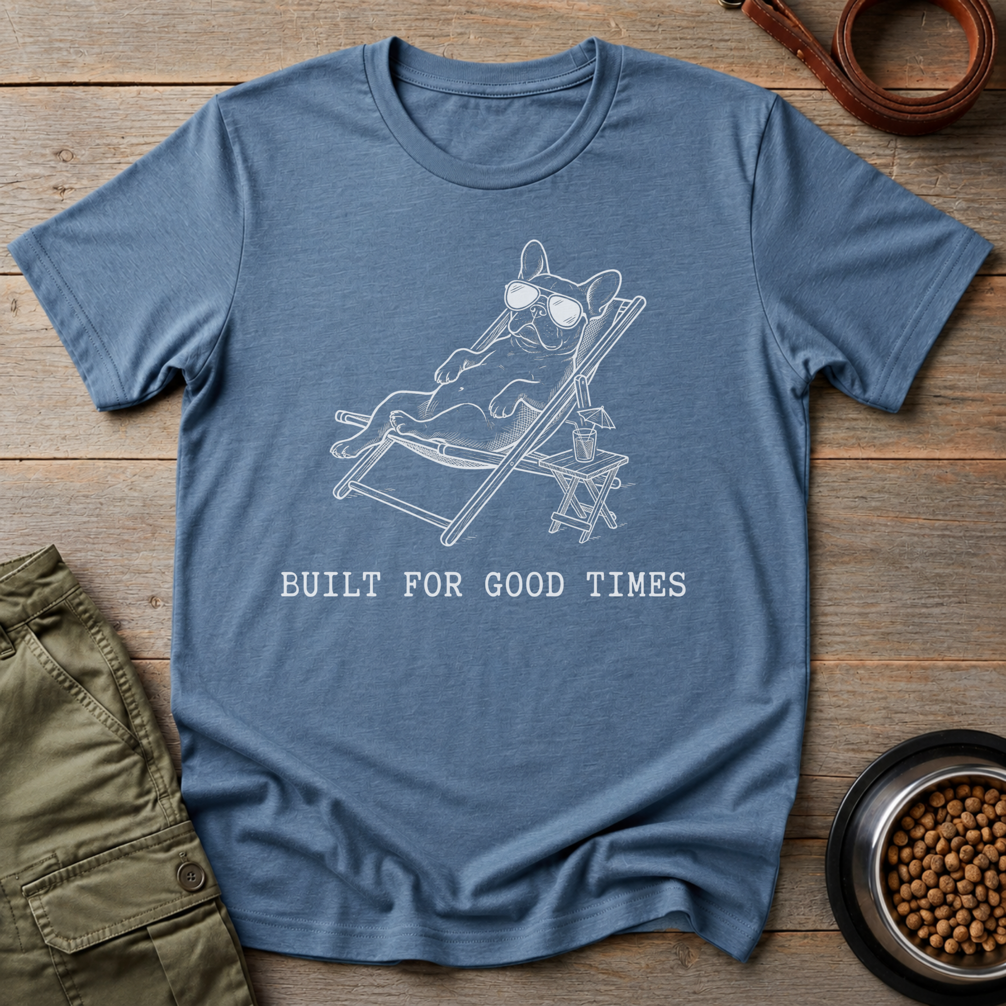 French Bulldog Built For Good Times Tee