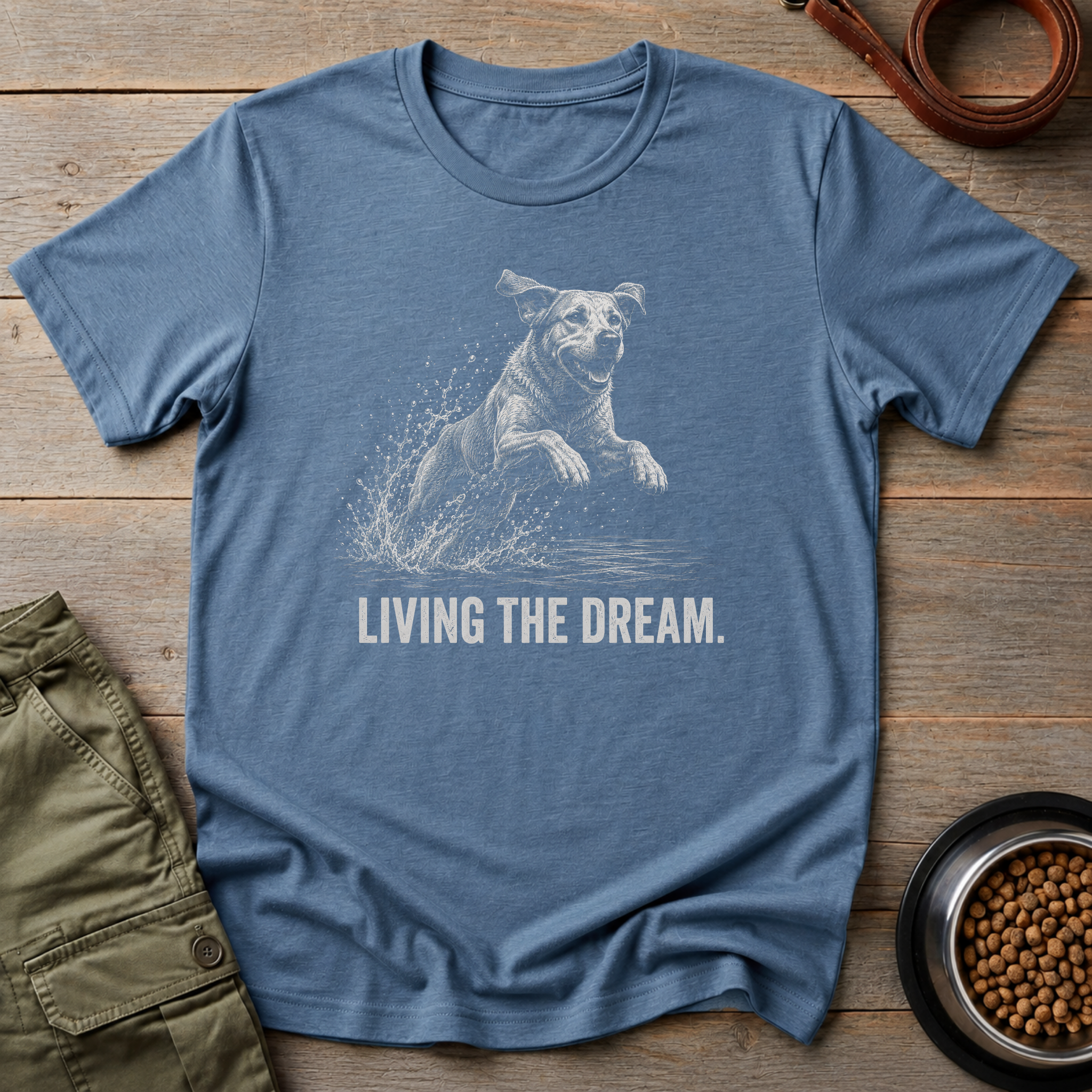 Labrador Retriever Living The Dream Tee