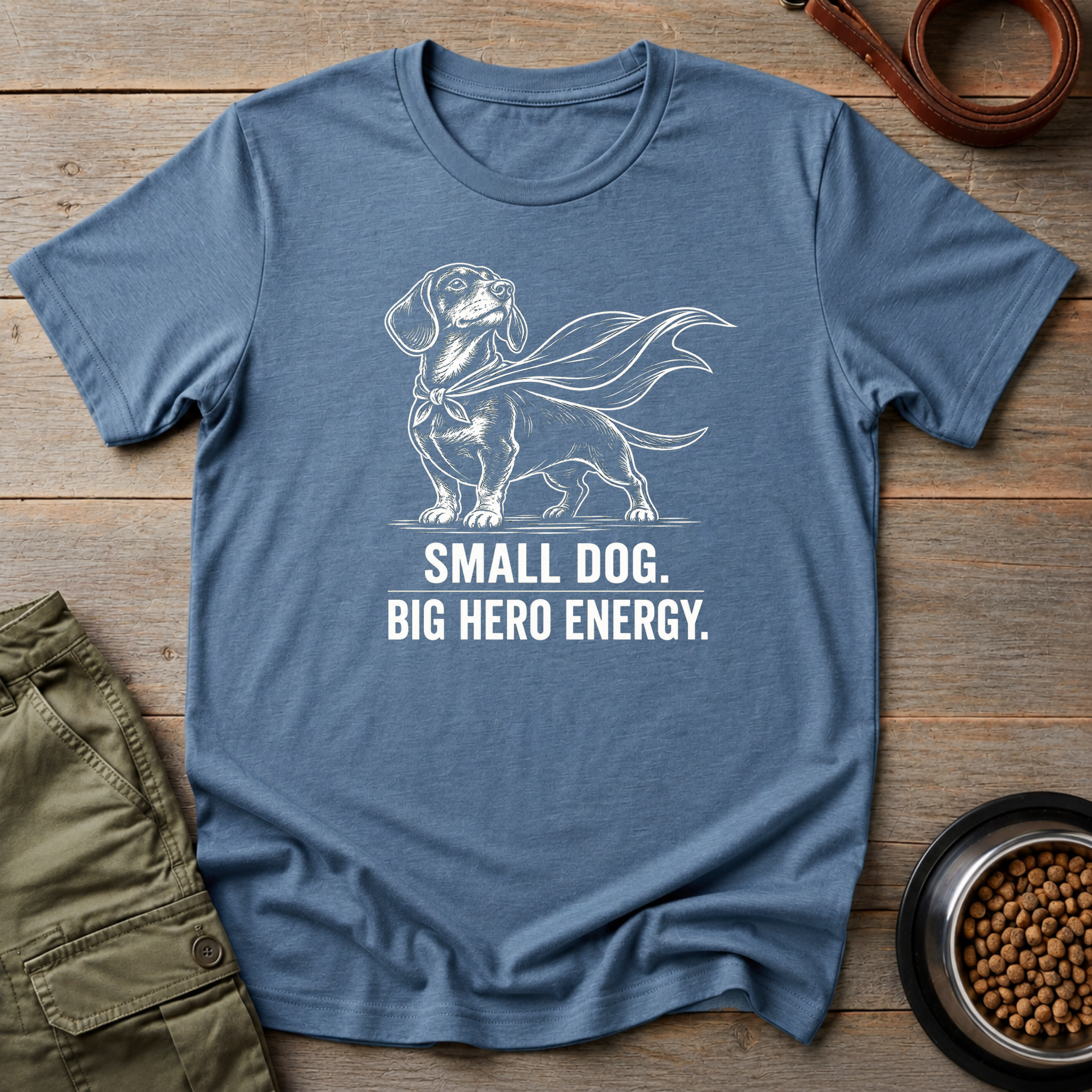 Dachshund Big Hero Energy Tee